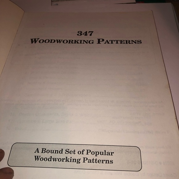 347 woodworking patterns book - 160 pages of popular woodworking patterns. - Picture 3 of 11